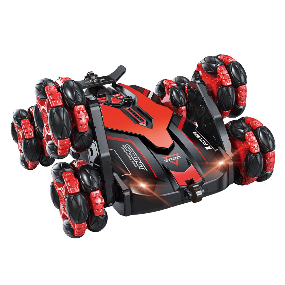 ANSTONIA® Remote Control Laser Car 2.4G with 5-Wheel Marvel Designed for All-Around Stunts, with a Swinging arm, Off-Road Capabilities, and 360-degree Rolling (Blue)
