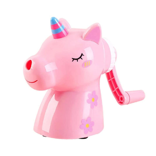 ANSTONIA® Sharpener for Kids - Unicorn Pencil Sharpener, Table Sharpener Machine - Assorted Color (Pink)