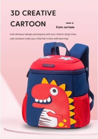 ANSTONIA® Dinosaur Backpacks for Kids Girls Boys Toddler Backpack Preschool Nursery Waterproof Backpack