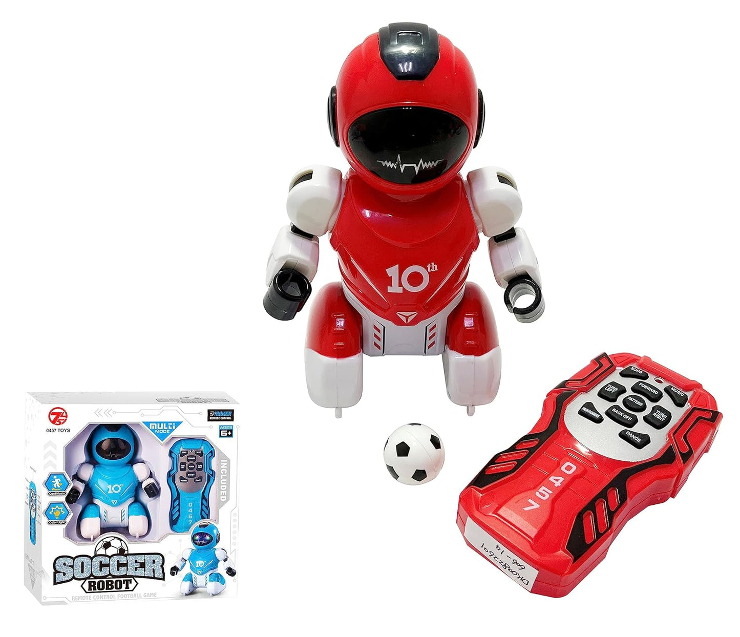 ANSTONIA® Remote Controlled Light Music Dancing Soccer Intelligent Robot USB Rechargeable for Kids